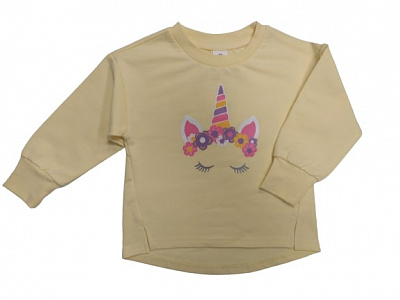 Джемпер для дівчинки Роза р.104 світло-жовтий 210564