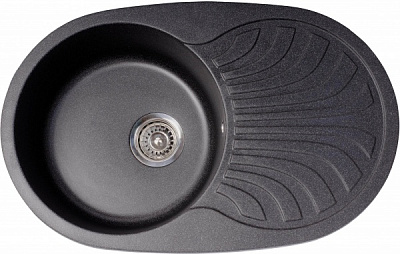 Мойка для кухни Metalac Х granit-VENERA PLUS черная 