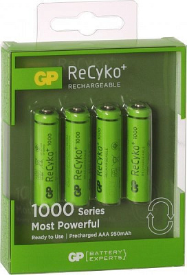 Акумулятор GP 100АААНСE-2GBE4 AAA (R03, 286) 4 шт.