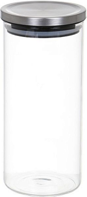 Банка для сыпучих Simple 1,3 л 22x10,5 см Flamberg