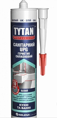 Герметик силиконовый Tytan санитарный UPG белый 280мл