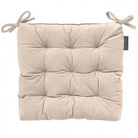 Подушка на стілець Velour 40х40 см бежевий Decora textile