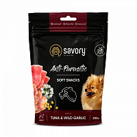Снеки Savory з антипаразитарним ефектом_Тунець і дикий часник 200 г