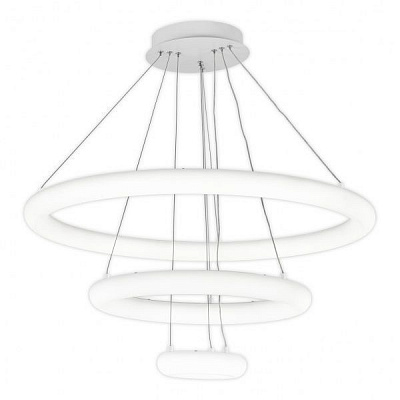 Люстра светодиодная Hopfen Gravitation 3R с пультом ДУ (Plexiglas) 150 Вт белый 