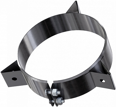 Хомут димохідний під розтяжки 0,5 мм нерж Ф250 мм Versia-Lux