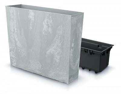 Ящик балконний PRP URBI CASE BETON EFFECT 580x180x498 мм антрацит мармуровий (73577-433)
