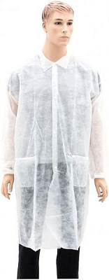 Халат робочий Delta Plus BLOUSPO р. L зріст універсальний BLOUSPOGT білий