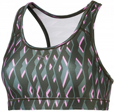Топ Puma 4Keeps Graphic Bra M 51699706 M зеленый