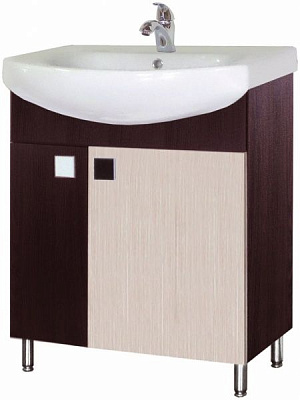 Тумба підлогова Мойдодир ДОМИНО-70-Ф ПЛЮС з умивальником Руно 70