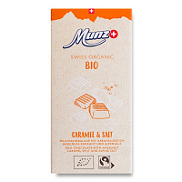 Шоколад MUNZ органічний з карамеллю та сіллю 100 г