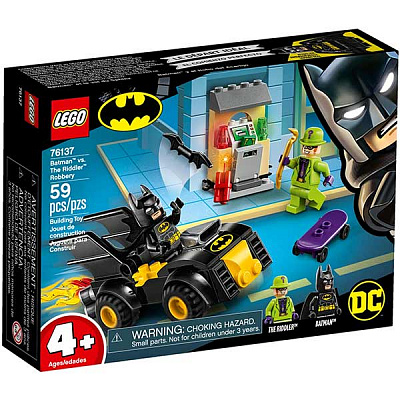 Конструктор Lego DC Comics Super Heroes Бетмен проти пограбування Загадочника 76137