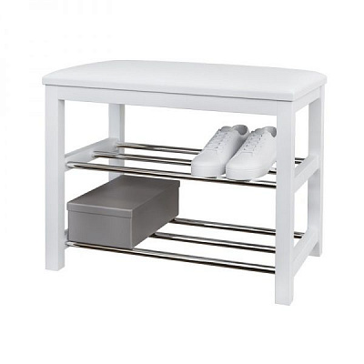 Банкетка Новита 640х300х480 мм белый 