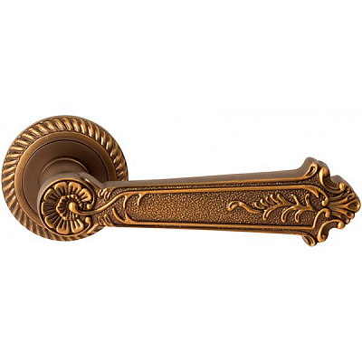 Ручка на розетці  Plaza кавовий