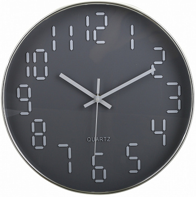 Часы настенные Say 30,5x30,5x4,3 см серый Sensio