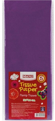 Бумага крафт 50x70 см фиолетовый темный Maxi