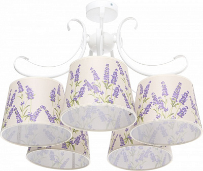 Люстра потолочная TK Lighting Lawenda 5xE27 белый 2035 