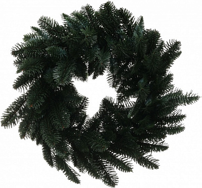 Венок новогодний литой Изумрудный d540 мм ВЛСз 