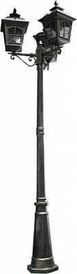 Ліхтарний стовп WunderLicht E27 100 Вт IP44 DH-1869-3SA