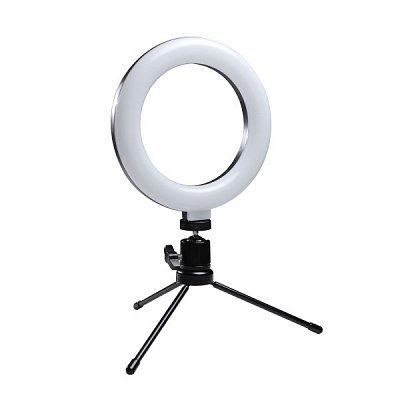 USB-лампа PLATINET LED L6 8W CCT 6000K-4500K-3000K d16 см 8 Вт черно-белый 