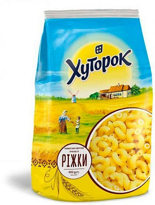 Макарони Хуторок Ріжки 800 г