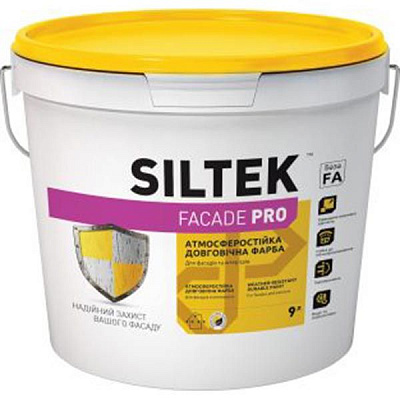 Краска Siltek FACADE PRO База FА белый 9л