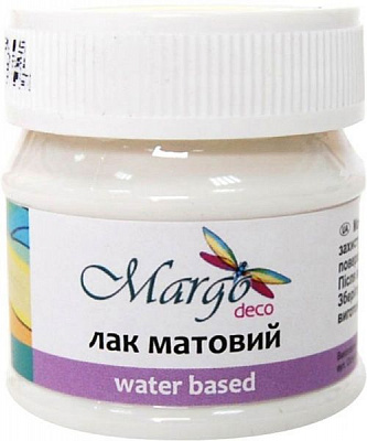 Лак финишный матовый на водной основе 50 мл