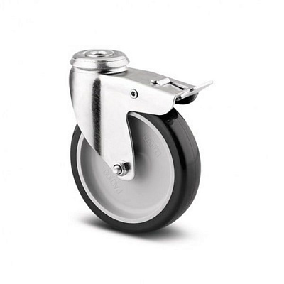 Колесо поворотное с тормозом 1477 РАО 075 Р30-11 TENTE