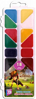 Фарби акварельні медові 18 кольорів Микита Кожум'яка NT08671 Cool For School
