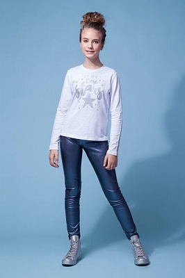 Леггинсы Zironka р.128 синий металлик 28-9007-3 