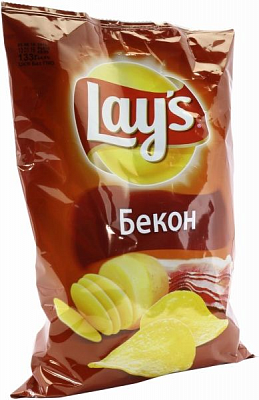 Чипси Lays Бекон 133 г