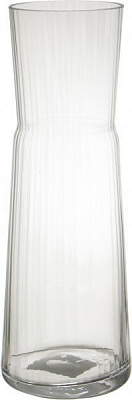 Ваза стеклянная прозрачная Лайт 28,5х10,2 см Wrzesniak Glassworks