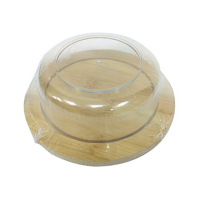 Доска сервировочная Eurogold с крышкой Bamboo 19,5 см