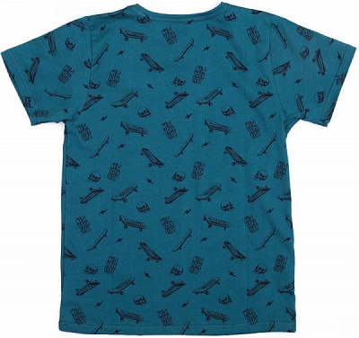 Футболка для мальчиков Фламинго р.164 зеленый с черным 864-124 