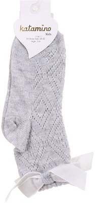 Носки для девочек KATAMINO K24060 KTM81445 р.5-6 серый 