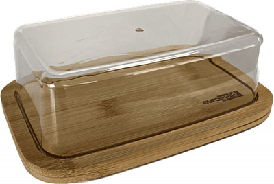 Поднос с крышкой бамбуковый 19х12,5 см 7108200012 Eurogold 
