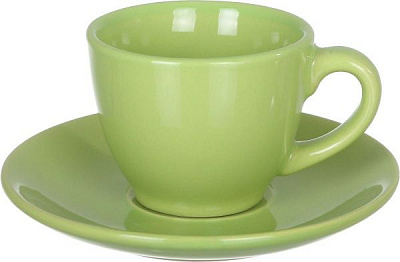 Чашка з блюдцем Apple 90 мл Bella Vita