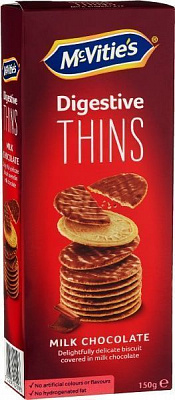 Печенье McVitie's Milk Chocolate Thins 150 г 