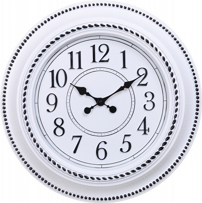 Часы настенные Ticker белый 52,8x54,5 см