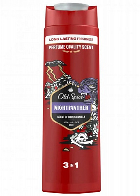 Гель для душа Old Spice 2 в 1 Night Panther 400 мл