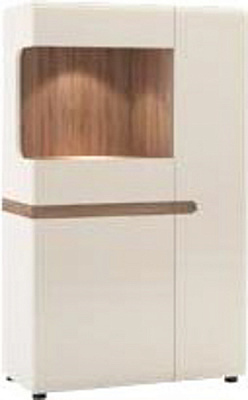 Вітрина Meble Wojcik LINATE 32 3D-1S LTV-01 трюфель