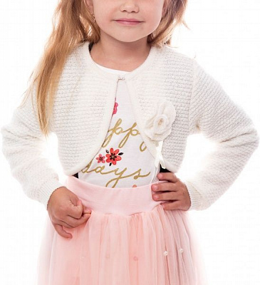 Болеро ДАЙС р.128 молочный 18213001/1 