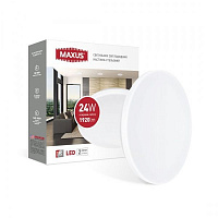 Світильник світлодіодний Maxus 24 Вт білий 4100 К 1-MCL-2441-01-C