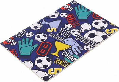 Блокнот Футбол 4 13,5х20,5 см Mikirei