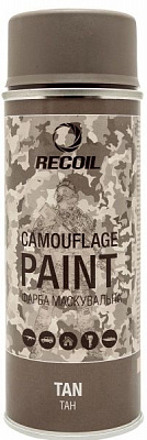 Краска маскировочная Recoil Тан 400 мл