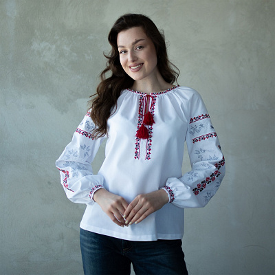 Блуза Эдельвика 395-24/09 белый р. XL