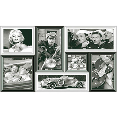 Плитка InterCerama GRANI декор сірий Д 74 071 23x35