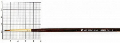 Кисточка круглая Grace 3039R № 1 Kolos 