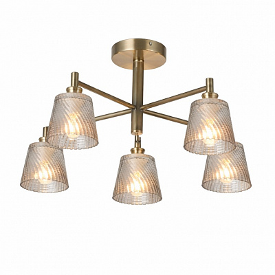 Люстра стельова Sensio 5x40 Вт E14 bronze HU-C-074602-5A