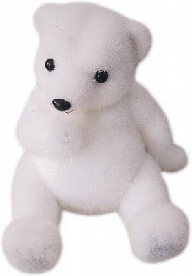 Декорация новогодняя Медведь, что сидит 17 см EPI-LX2018-1867 