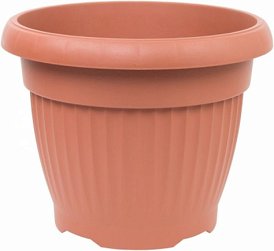 Горщик пластиковий Prosperplast Теrra Nova круглий 48л теракот (11252)